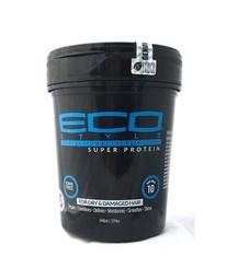 [05800124] ECOSTYLE STYLING GEL SUPER PROTEIN BLACK/BLUE 32 OZ