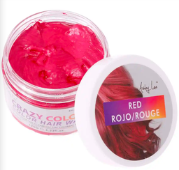 [840096931143] CRAZY COLOR HAIR WAX RED 120g