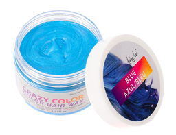 [840096940459] CRAZY COLOR HAIR WAX BLEU 120g