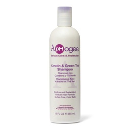 [015228135403] APHOGEE KERATIN &amp; GREEN TEA SHAMPOO 355mL