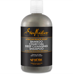 SHEA MOISTURE AFRICAN BLACK SOAP BAMBOO CHARCOAL DEEP BALANCING SHAMPOO